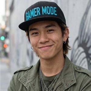 Gamer Mode Black Snapback Hat Blue Embroidered Adjustable Gaming Cap Gift Ideas